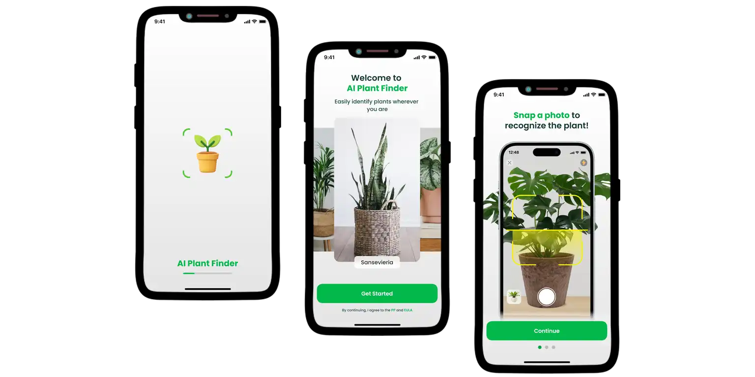 AI Plant Finder function.